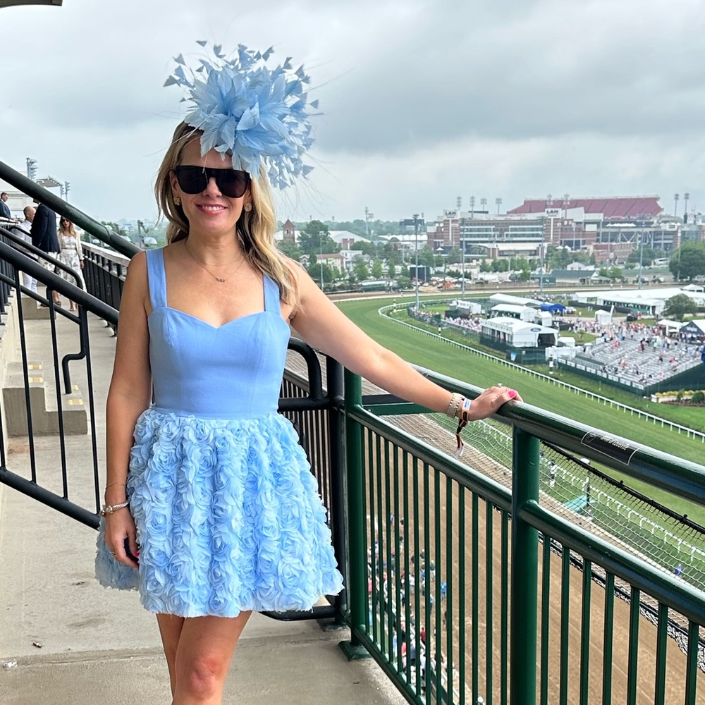 Kentucky Derby rose dress